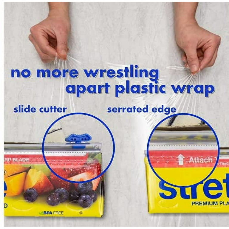 Stretch-Tite Premium Plastic Food Wrap, 500 Sq. Ft., 516.12-Ft. x  11.5/8-Inch