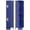 Blue, variant on Sapital 2 Door Metal Locker, Heavy-Duty Storage Locker with Hook, Storage Cabinet for Home, Office, Gym, Workshop, Beige