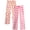 Pink Bears/Plaid, variant on dELiA*s Girls Pajama Pants Cute Pattern Fleece Plaid Girls Pajamas Sleepwear 2 Pack