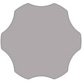 thumbnail image 3 of Flash Furniture Mobile 60'' Flower Grey Thermal Laminate Activity Table - Height Adjustable Short Legs, 3 of 3