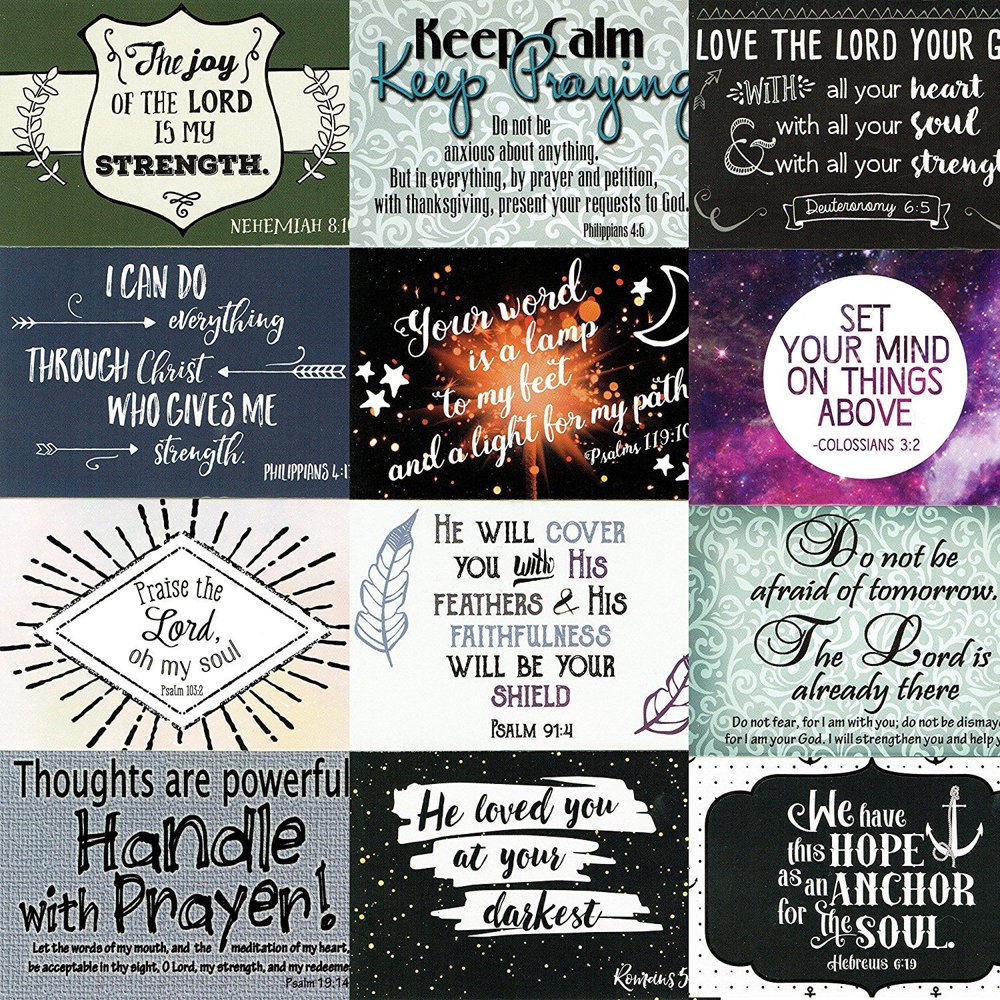 Pack of 24 Christian PassItOn Cards, Assorted Inspirational Cards 2