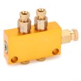 thumbnail image 1 of Adjustable Brass Lube Piston Separator Divider Valve Lubrication System TKType Oil Distributor Machinery, 1 of 7
