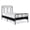 Black, variant on Mainstays Metal Kids Platform Bed Frame, Black, Twin Size