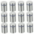 thumbnail image 6 of Worgeous 12 Pcs Tape Glass Fixing Decorative Nails 2.70X1.90X1.90CM Silver, 6 of 8