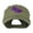 Olive, variant on Two Colored Butterfly Embroidered Cap - Black OSFM