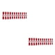 thumbnail image 1 of Seitruly 24 piezas de uñas postizas para salón de casa y niña, puntas de uñas de cobertura completa, color rojo oscuro Rojo oscuro 2piezas Seitruly CBP321043, 1 of 6
