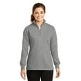 thumbnail image 1 of Sudadera con cremallera de 1/4 para mujer Sport-Tek®. LST253 deporte-tek LST253, 1 of 1