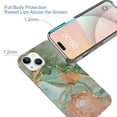 thumbnail image 3 of SaniMore for iPhone 15 Case, Shockproof TPU Stylish Marble Pattern for Girls Women Drop Resistant Slim Fit for iPhone 15 Lightweight Protective Anti-scratch Shell -  Green Marble, 3 of 6