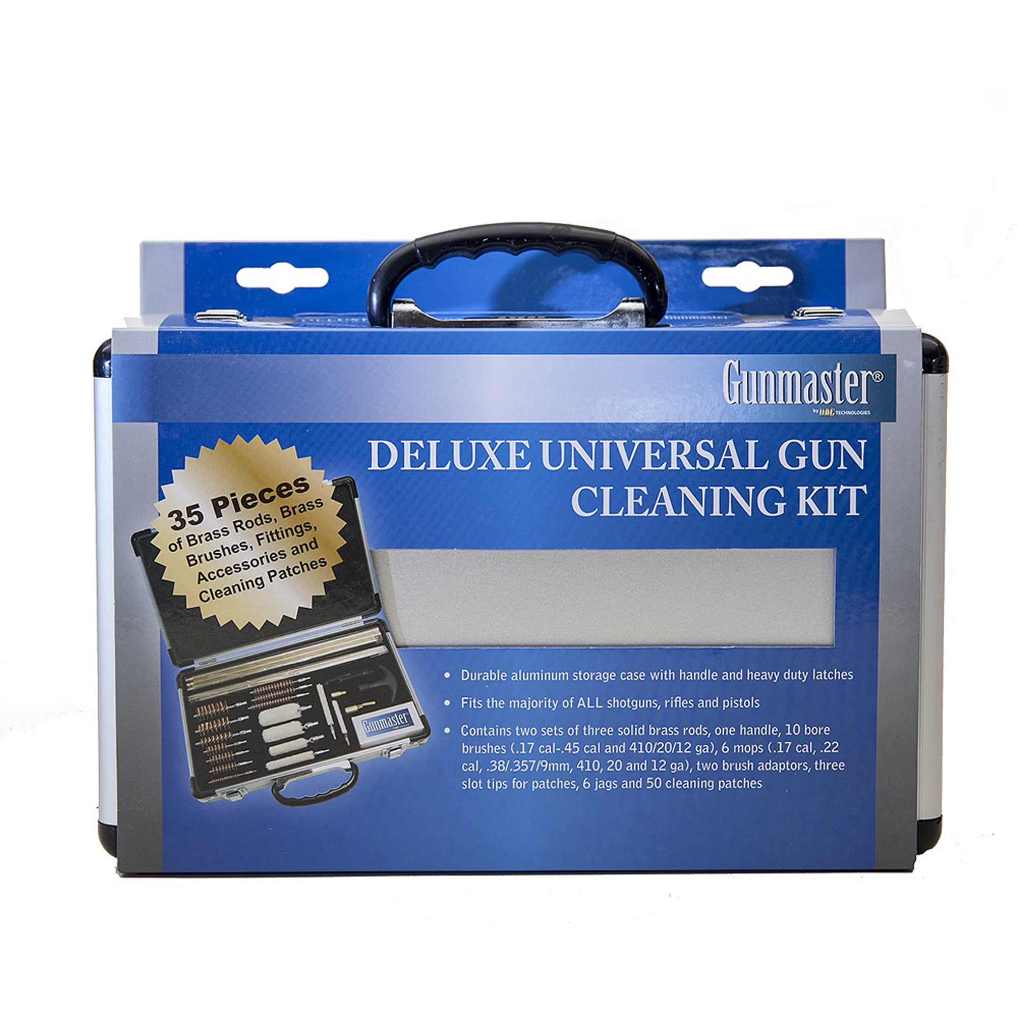 Gunmaster 35Piece Universal Gun Cleaning Kit Case