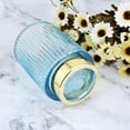 thumbnail image 3 of Makeup Brush Holder Organizer Crystal Makeup Holder for Lipstick Organizer Small Makeup Organizer Entry Retro Desktop Eyeliners Eyebrow Pencil Storage Cup Holder (Large Blue), 3 of 5