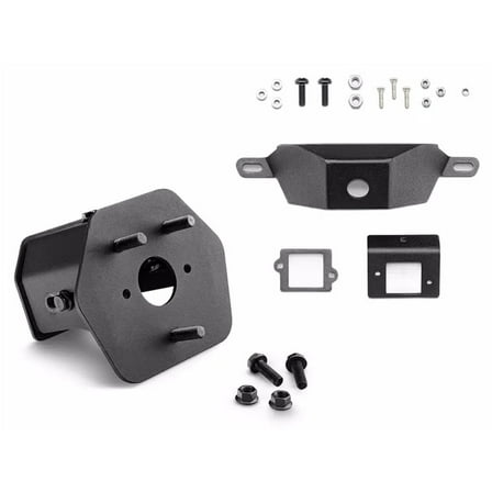 Rugged Ridge 20-24 Jeep Gladiator Wingmate Tire Mount & Camera Relocation Kit - Tex. Blk