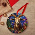 thumbnail image 4 of Personalized Goat Ornaments, Goat Xmas Gifts Ideas, Goat Christmas Tree Ornament, Christmas Keepsake VMOLyW, 4 of 4