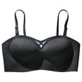 thumbnail image 4 of XIYON Womens Bras Strapless Underwear Ladies Small Gathered No Underwire Bandeau Wrap Bra 2025 Comfort, 4 of 5