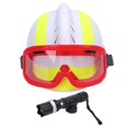 thumbnail image 2 of Adjustable Rescue Helmet Work At Height Safety Hard Hat with Light Slotted Ventilated PC for Forest Firefighting Traffic Accident Rescue, 2 of 7