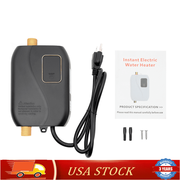 Mini Instant Electric Tankless Kitchen Hot Water Heater  110V 3000W