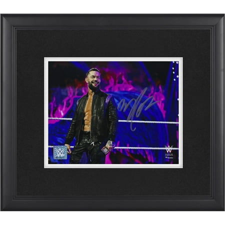 Finn Balor WWE Framed Autographed 8" x 10" Standing in Ring Photograph - Fanatics Authentic Certified