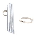 thumbnail image 3 of Motorcycle Exhaust Muffler Pipe Protector Heat Shield Pipe Protector for Chrome, 3 of 7