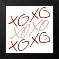 thumbnail image 2 of Kimberly, Allen 20x20 Black Modern Framed Museum Art Print Titled - XOXO 1, 2 of 5