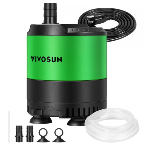 Bomba de agua VIVOSUN 800L/H 10W sumergible 210 GPH para acuario