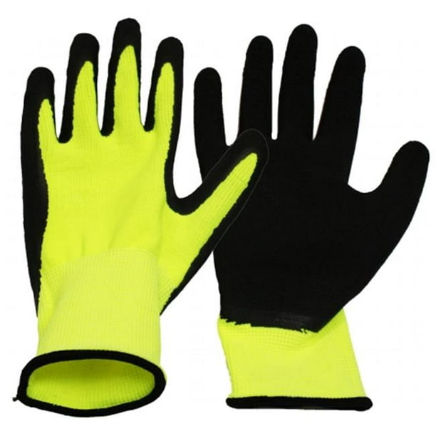 Neon latex gloves deals