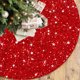 thumbnail image 4 of Falda de árbol de Navidad con lentejuelas, redonda, decoración navideña, alfombras para sala de estar, dormitorio, alfombra antideslizante, tapete para árbol de Navidad, tapete brillante para decoraci, 4 of 6