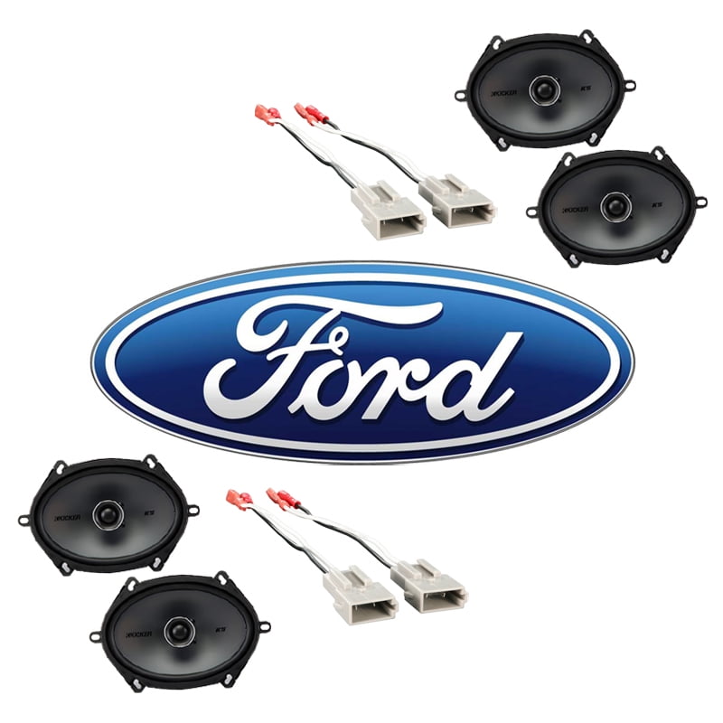 2 Fits Ford Thunderbird 1989-1997 OEM Speaker Replacement Kicker DSC68 Package 