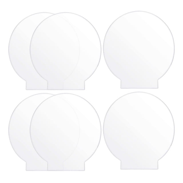 jifeng Acrylic Sheets LED Light Base Plastic Glass Panel for Project Supplies Round
