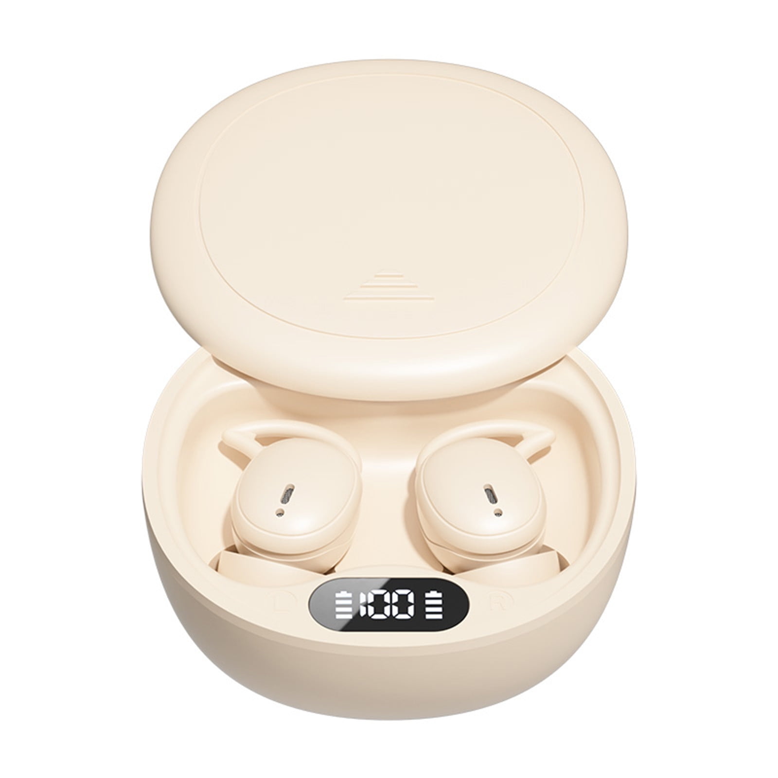 Cuffie Bluetooth Sport Cuffie senza fili Bluetooth 5.3 con 4 ENC Noise Cancelling Mic, 128 ore con custodia di ricarica display LED, comoda seduta, IPX7 auricolari impermeabili con gancio per le Cuffie Bluetooth Sport Cuffie senza fili Bluetooth 5.3 con 4 ENC Noise Cancelling Mic, 128 ore con custodia di ricarica display LED, comoda seduta, IPX7 auricolari impermeabili con gancio per le