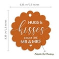 thumbnail image 6 of Inkdotpot Real Silver Foil Hugs & Kisses From The Wedding Tags Favor Hang Paper Tags 50 Piece, 6 of 6