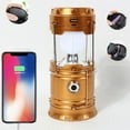 thumbnail image 3 of Lanterns, Camping Lantern, Solar Lantern Flashlights Charging for Phone, USB Rechargeable Led Camping Lantern, Collapsible & Portable for Emergency, Hurricanes, Power Outage, Storm, 3 of 3