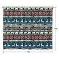 thumbnail image 5 of Multicolor Christmas Pattern Shower Curtain 84"x72" ,Bathroom Decorative Shower Curtains Set with 12 Hooks,Modern Waterproof Washable Shower Curtain, 5 of 6