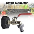 thumbnail image 4 of Tank Tap 1000l S60x6 Ibc Tap Fitting Con 1/2" Conexión de manguera, tanque de drenaje Afortunado Sencillez, 4 of 5