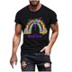 thumbnail image 1 of Camisetas de Manga Corta para Hombre Imprimir Deportes de Manga Corta Cuello Redondo Blusa Algodón Poliéster, Nueva Moda Casual Camiseta para Hombres, 1 of 1
