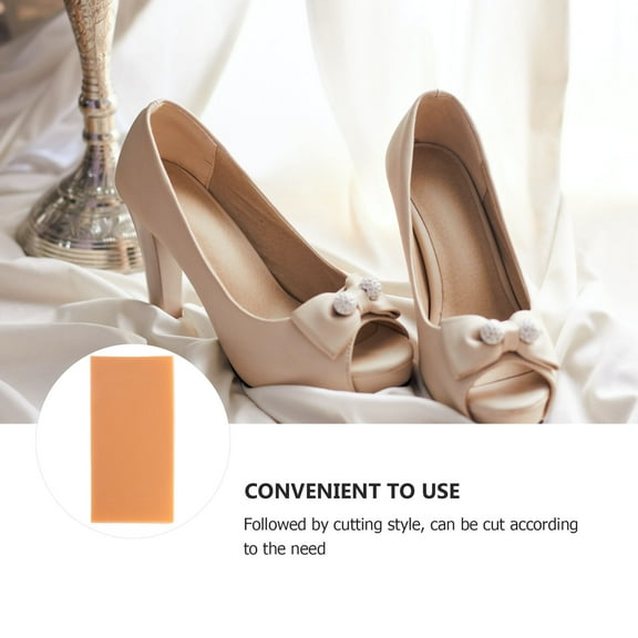 HEALEEP Heel Sticker Rubber Yellow 1Pcs 7.3x3.5in