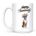 thumbnail image 2 of Happy Anniversary Boxer Celebrates Wedding Love Family Party Mug Boxers Dog Lover Gifts Idea Coffee Tea Cup - 01015, 2 of 4