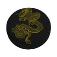 thumbnail image 3 of YFYANG 15'' Tire Cover, Golden Dragon Graffiti Universal Spare Wheel Covers, Dust-Proof, Water-Proof, Sun-Proof and Corrosion-Proof, 3 of 9