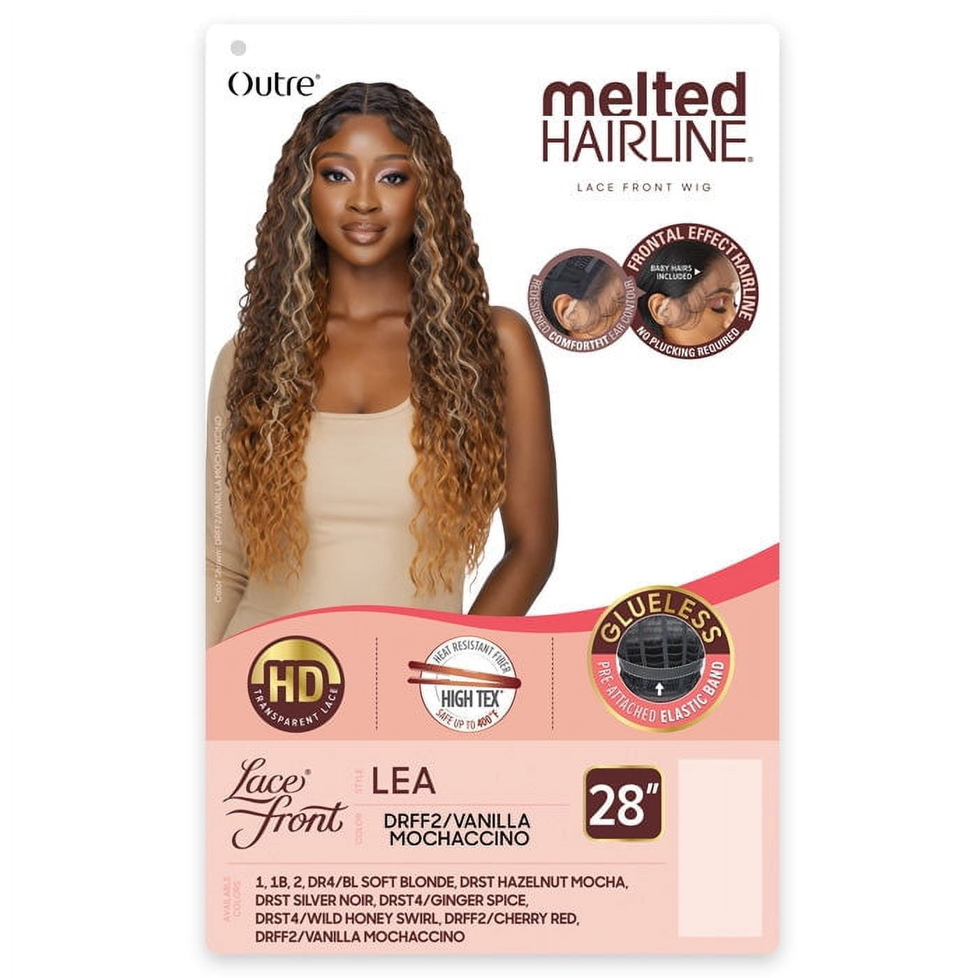 Outre Melted Hairline Glueless Synthetic 5" Deep Parting HD Lace Front Wig - LEA