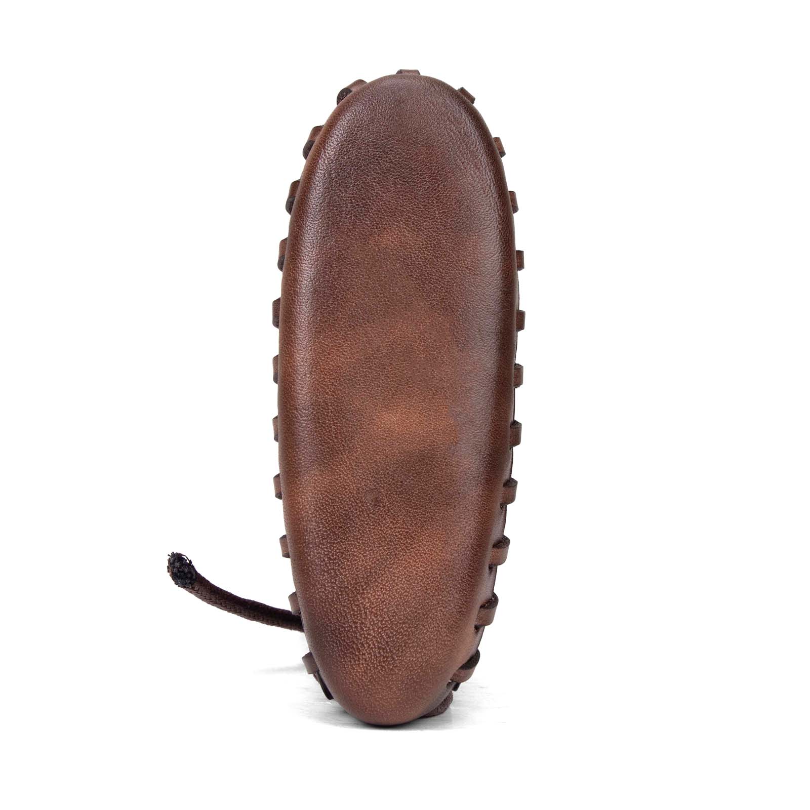 TOURBON Leather Recoil Pads for Hunting , Cheek Rest Riser -Brown