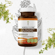 Secrets Of The Tribe Quinine Capsules Dietary Supplement, Natural Herbal Capsules for Immune System Support, Quinine (Cinchona officinalis) Dried Bark, 60 Capsules