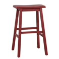 thumbnail image 1 of Hillsdale Meubles Morena Bois Backless Bar Hauteur Tabouret Rouge Profond, 1 of 8