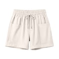 thumbnail image 5 of GUACER Casual Shorts for Women with Pockets Elastic Waist Drawstring Lounge Shorts for Summer & Weekend, 5 of 7