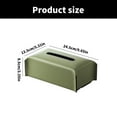 thumbnail image 5 of Napkin Dispenser PU Leather Tissue Organiser Elegant Paper Towel Storage Box, 5 of 16