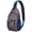 Ink Style Trav, variant on Ink Style Travel Sling Backpack Lightweight Durable Crossbody Bag with Rustic Patterns for Commuting and Hiking