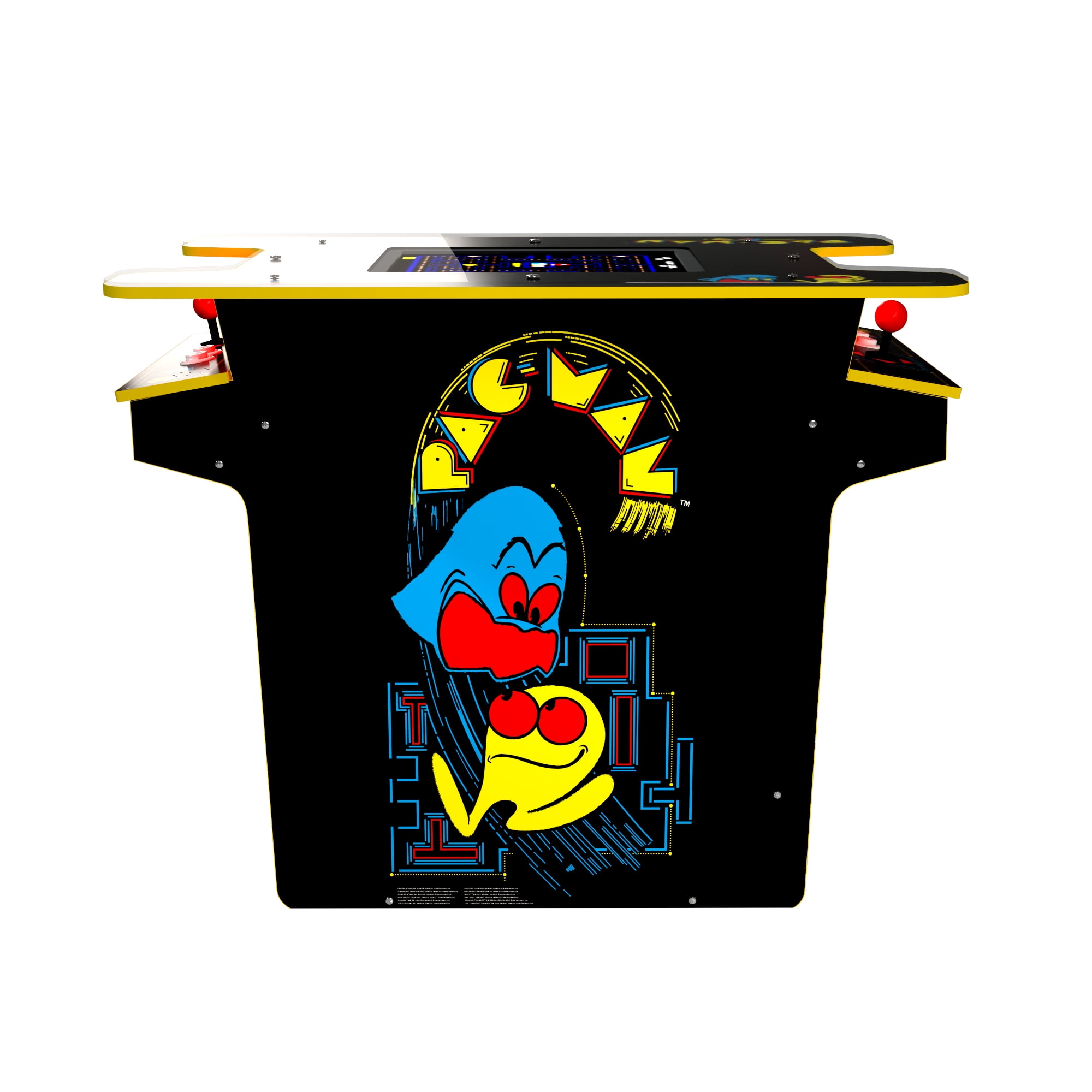 Arcade1UP Pac-Man Machine, Head-to-Head Gaming Table, 12-in