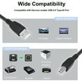 thumbnail image 6 of Aprelco 3.3ft USB Cable Compatible with Epson Expression ET-2550 ET3600 ET3750 ET4500 EcoTank Printer, 6 of 6