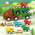 thumbnail image 6 of TYMZDYN Dinosaur Truck Toys for Toddlers Boys Age 1-3 2-4, 5 in 1 Dinosaur Car for Toddlers Boys Girls Toy for 1 2 3 4 5 Year Old Boys, Dino Car Toys with Light & Sound Gift for Christmas Birthday, 6 of 8