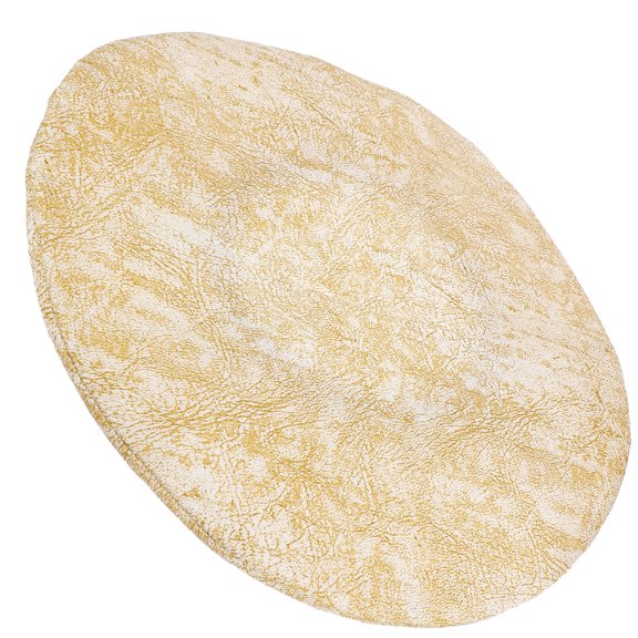 Amosfun Stretchable Beige Round Stool Covers Removable Fabric Chair Protector for Dining, Beauty, and Office Chairs