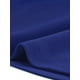 thumbnail image 5 of Vestido de trabajo para mujer Color sólido Sin mangas A-line Flare Vestidos Azul Real L, 5 of 6