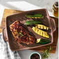 thumbnail image 2 of The Pioneer Woman Brown Speckle Cowboy Cast Aluminum Grill Pan, 10" x 12", 2 of 5
