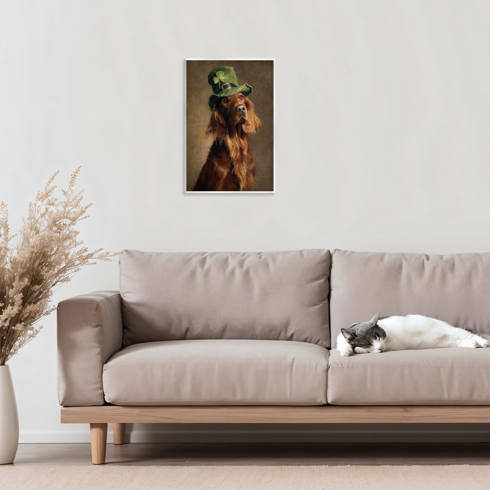 Stupell Industries The Irish Setter Portrait Wall Plaque Art, design by Tina LeCour